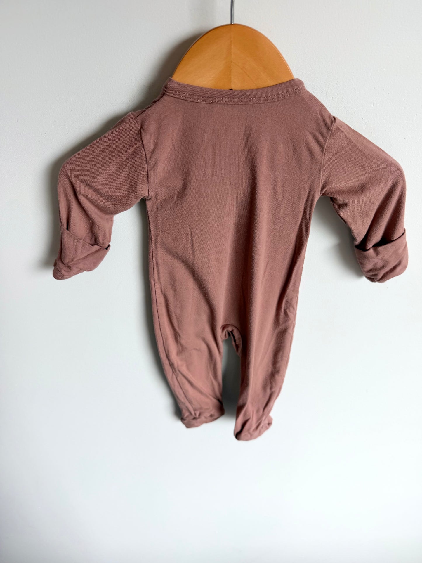 Mebie Baby Bamboo Taupe Sleeper / 0m
