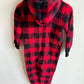 Red Checkered Jumpsuit / 3T