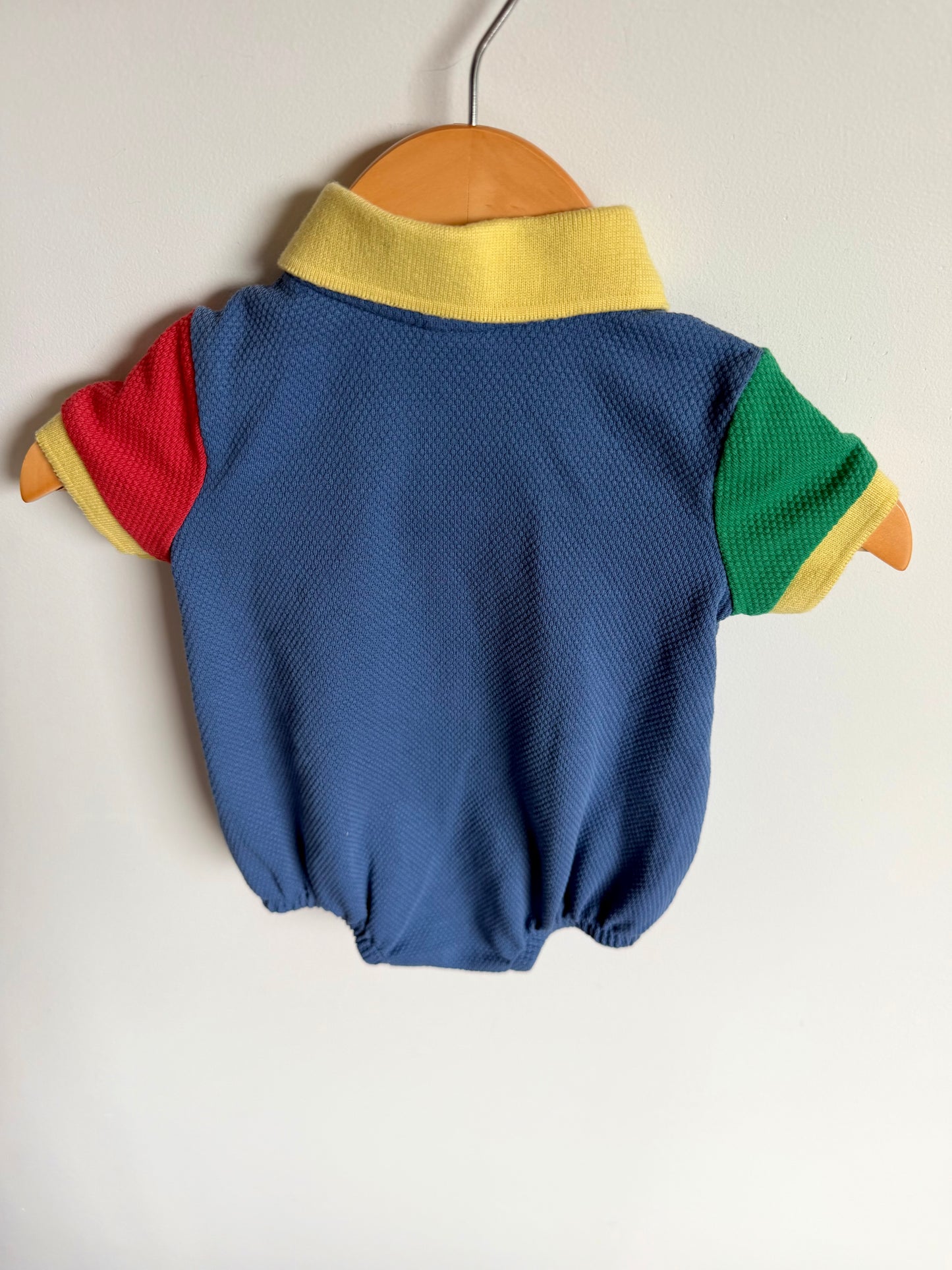 Colored Block Car Bodysuit / 0-3m