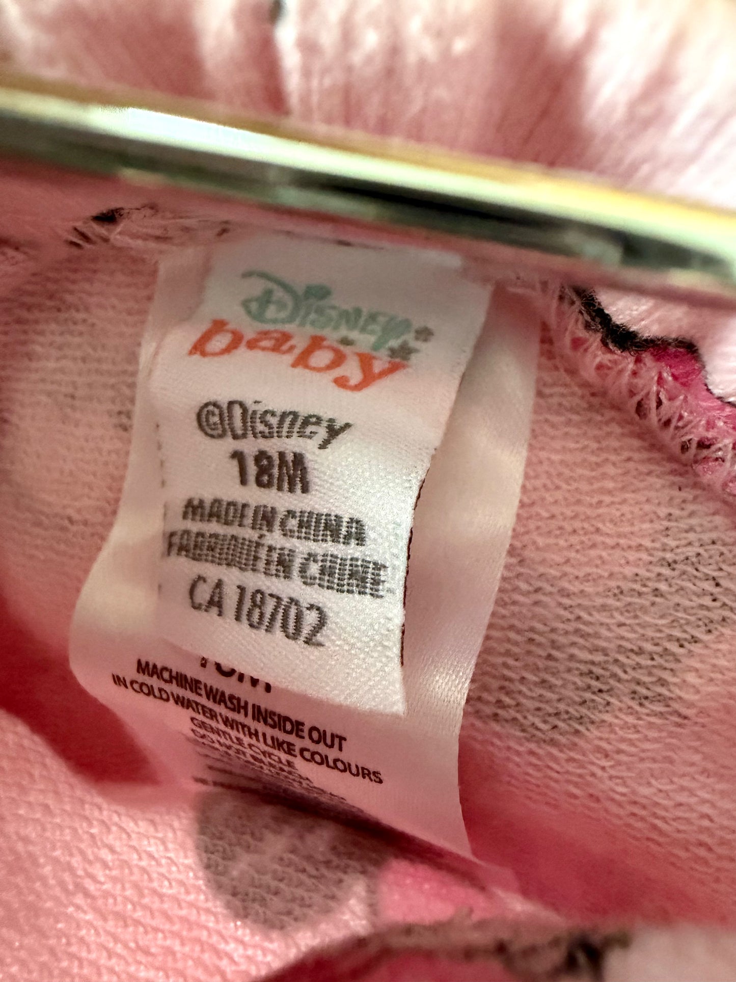 Pink Minnie Mouse Pants / 18m