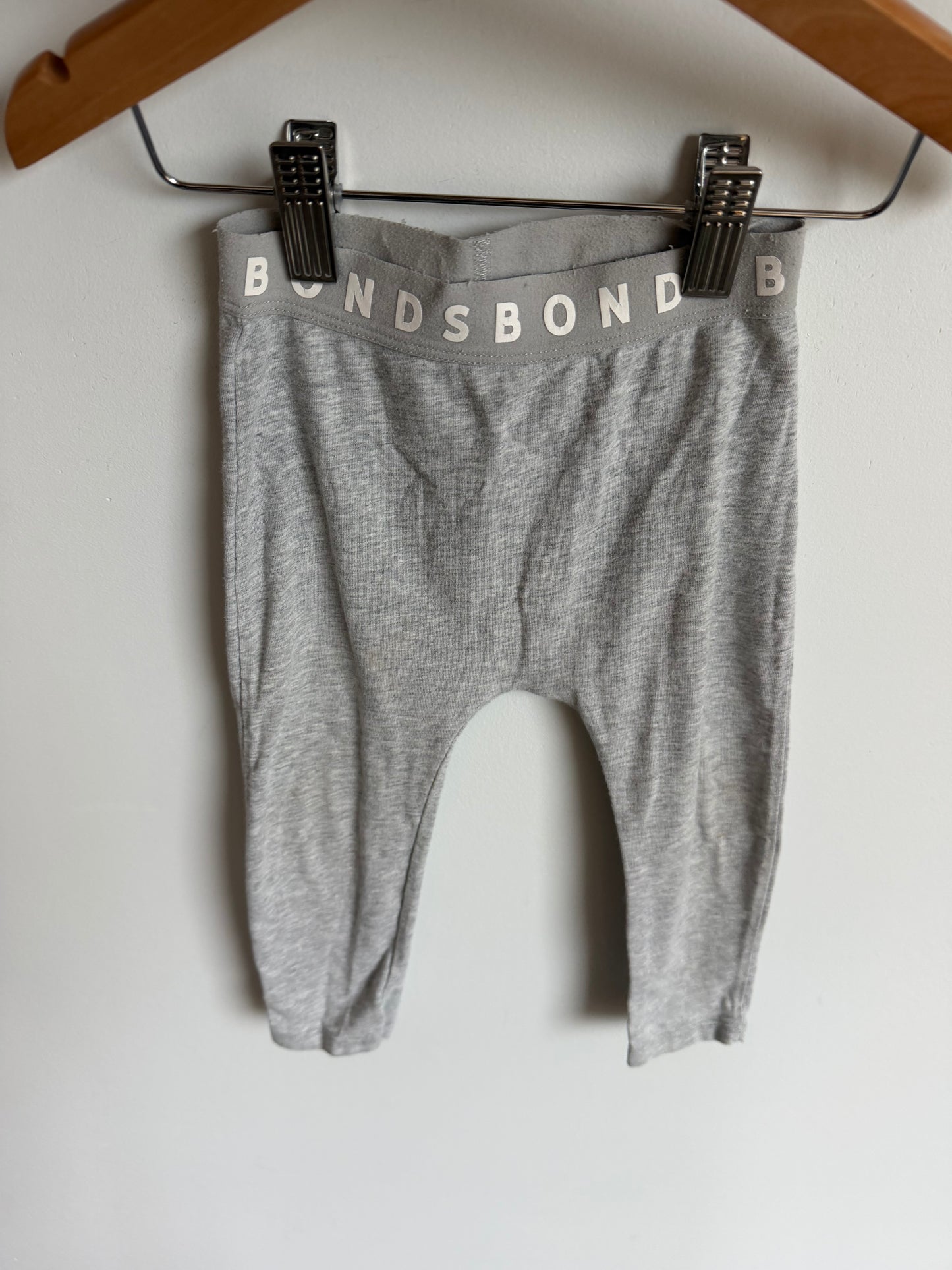 Bonds Grey Leggings (PLAY) / 12-18m