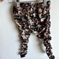 Light Pink Vintage Floral Leggings / 4-5 years