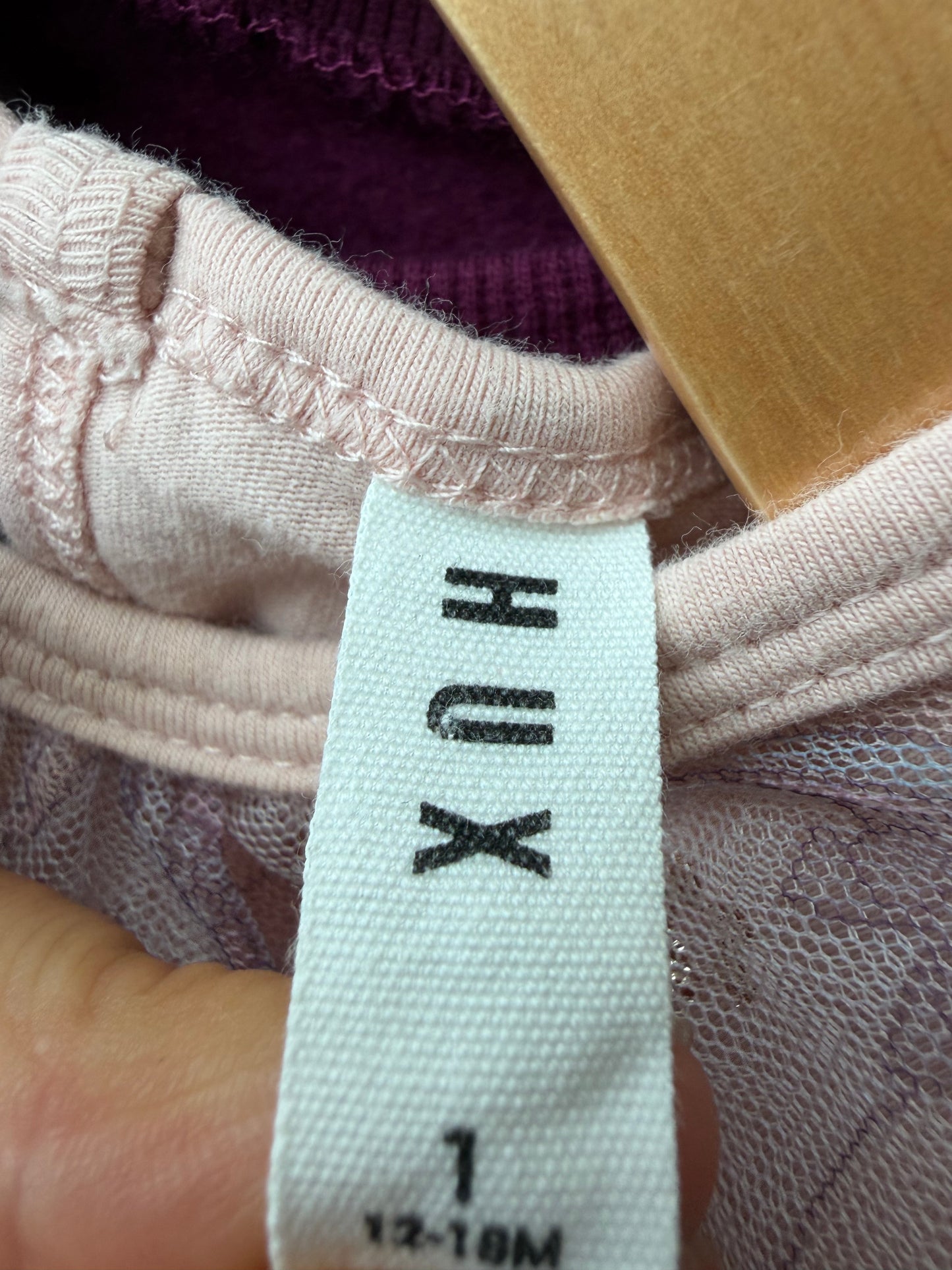 Hux Unicorn Pink Tulle Dress / 12-18m
