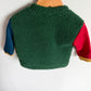 Colored Block Fleece Sweater / 6-12m