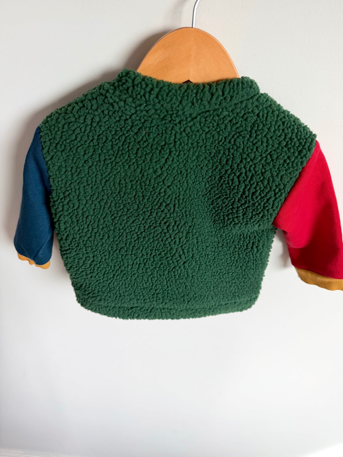 Colored Block Fleece Sweater / 6-12m