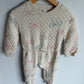 Bow Quilted Cream Jumpsuit / 24m