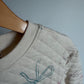 Bow Quilted Cream Jumpsuit / 24m