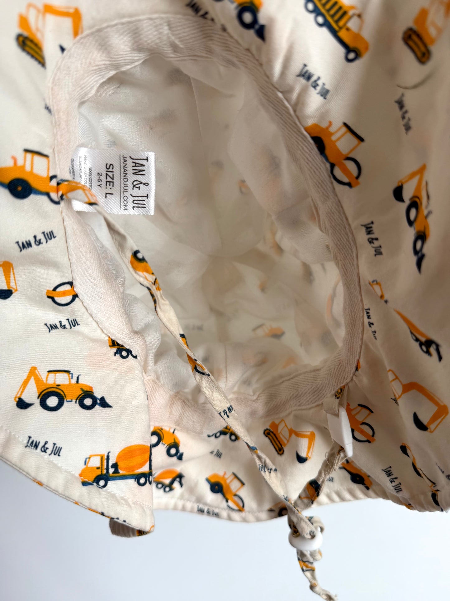 Jan & Jul Construction Hat / 2-4T