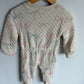 Bow Quilted Cream Jumpsuit / 24m