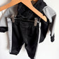 Black + Grey Hoodie and Pants Set / 12m