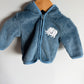 Elephant Blue Zipper Sweater / 6m