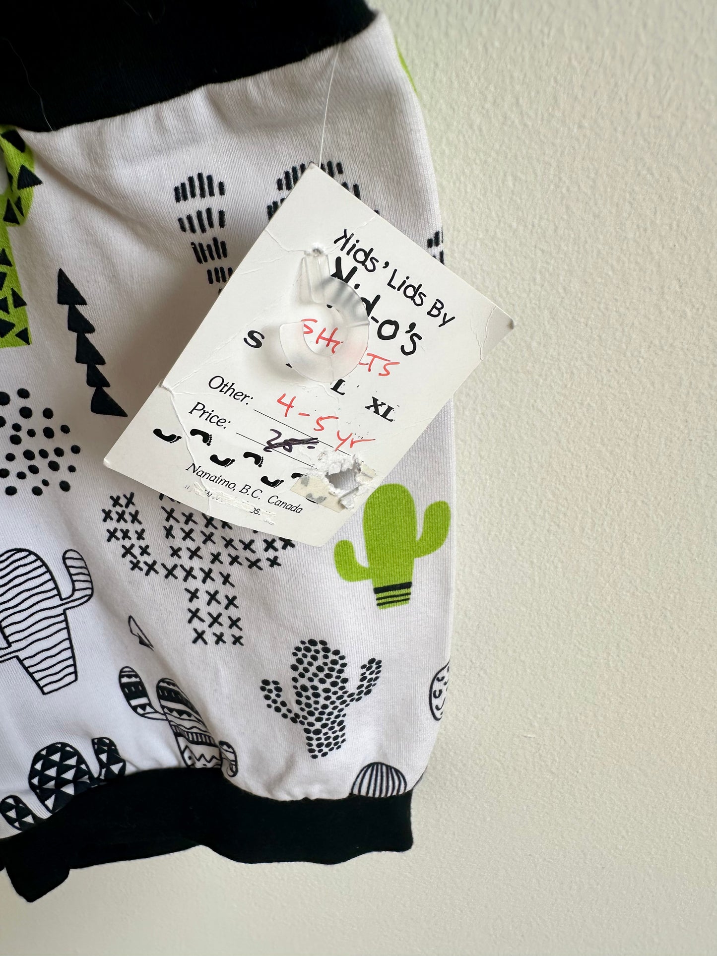 Locally Made Cactus Shorts (With Tags) / 4-5T