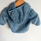 Elephant Blue Zipper Sweater / 6m