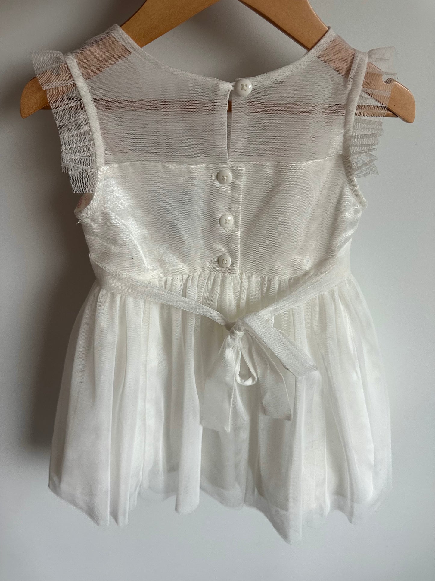 Jona Michelle Pink Bow Tulle Dress / 2T