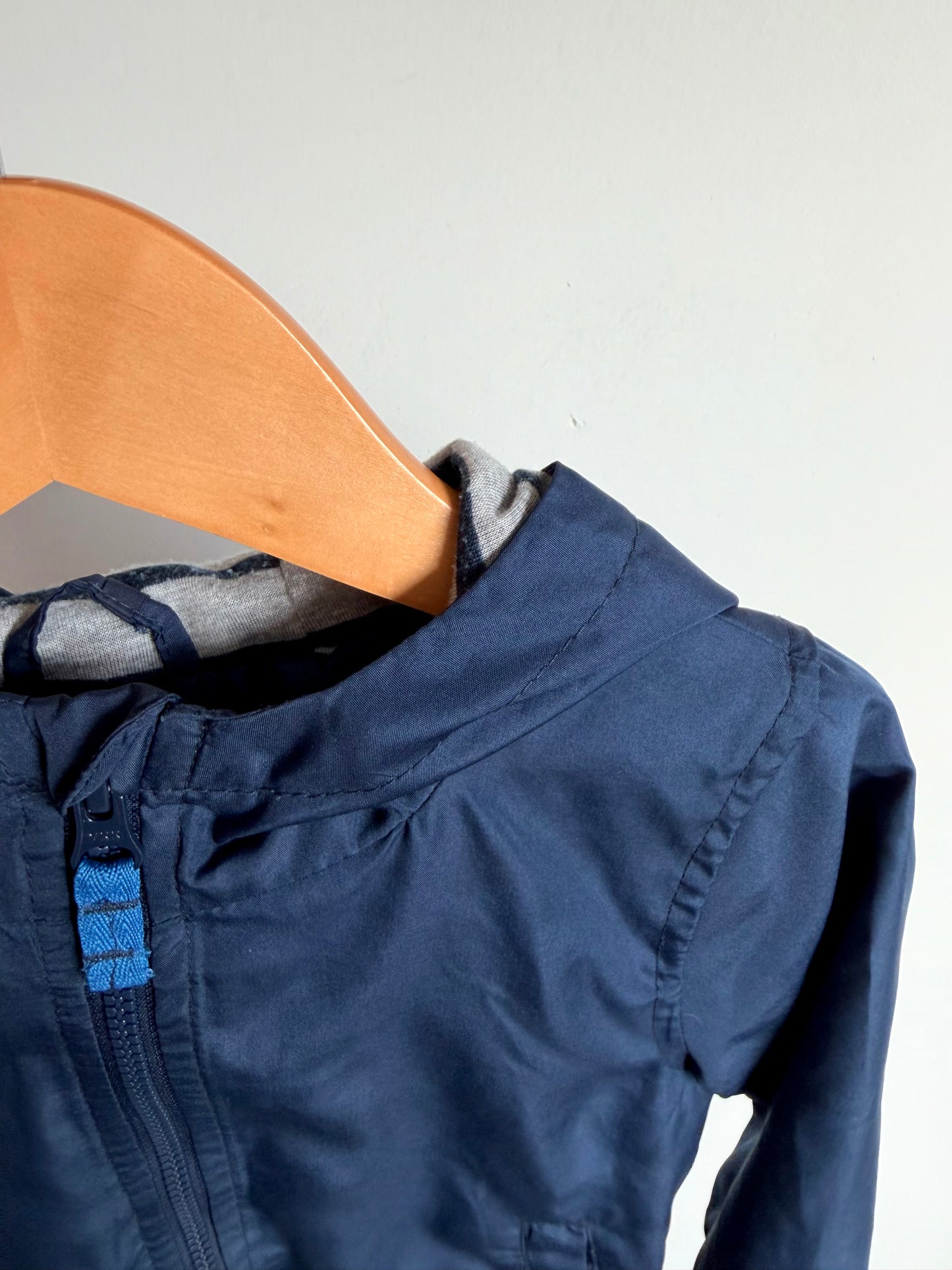 Blue Wind Breaker Coat / 3T