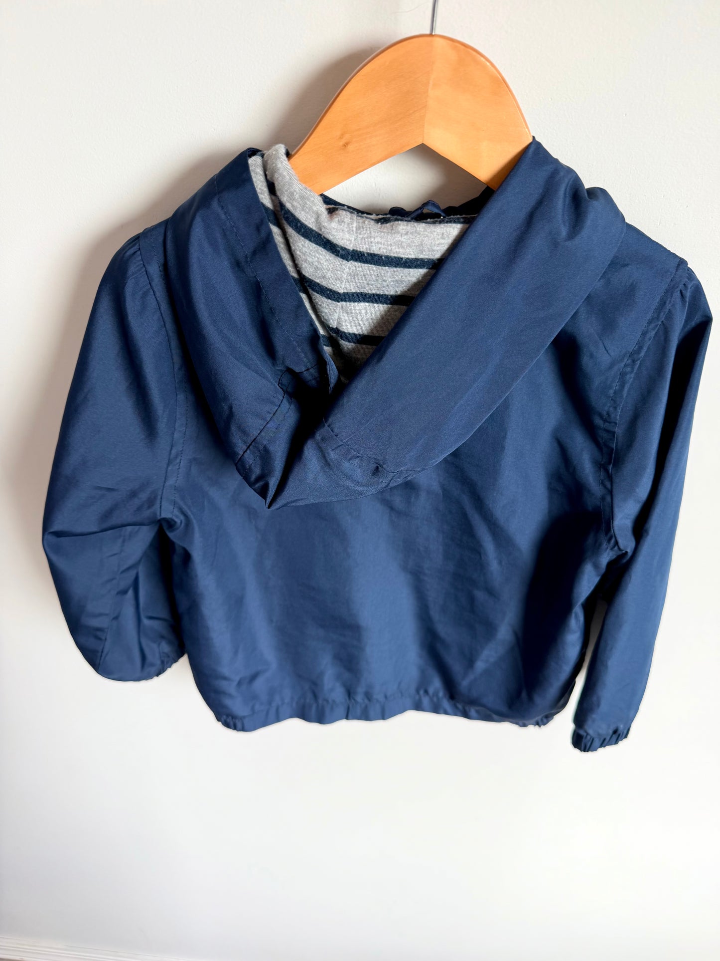 Blue Wind Breaker Coat / 3T