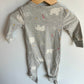 Grey Organic Polar Bear Sleeper / 3-6m