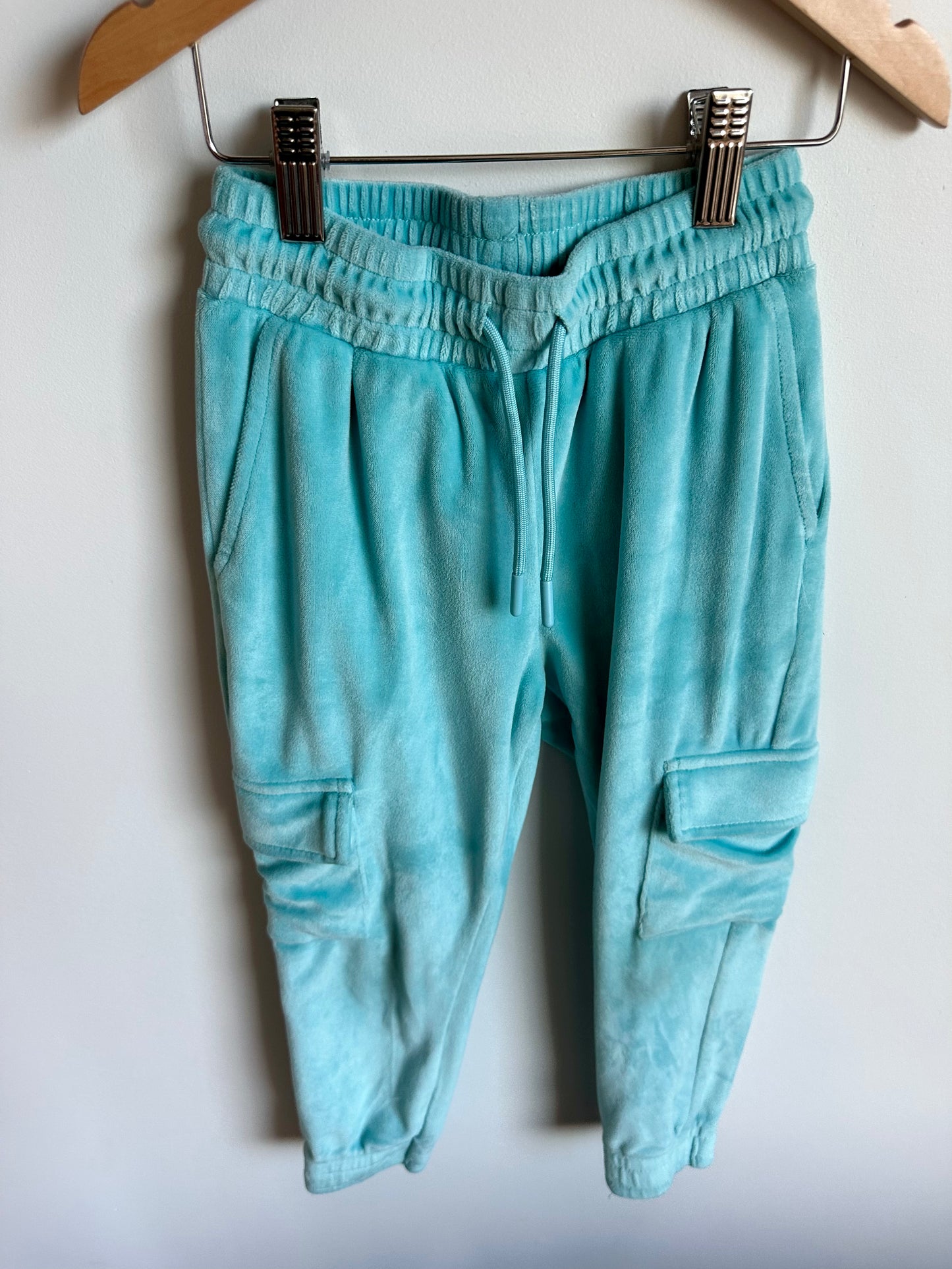 Blue Fleece Pockets Sweat Pants / 4T