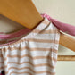 Giraffe Striped Romper / 6m