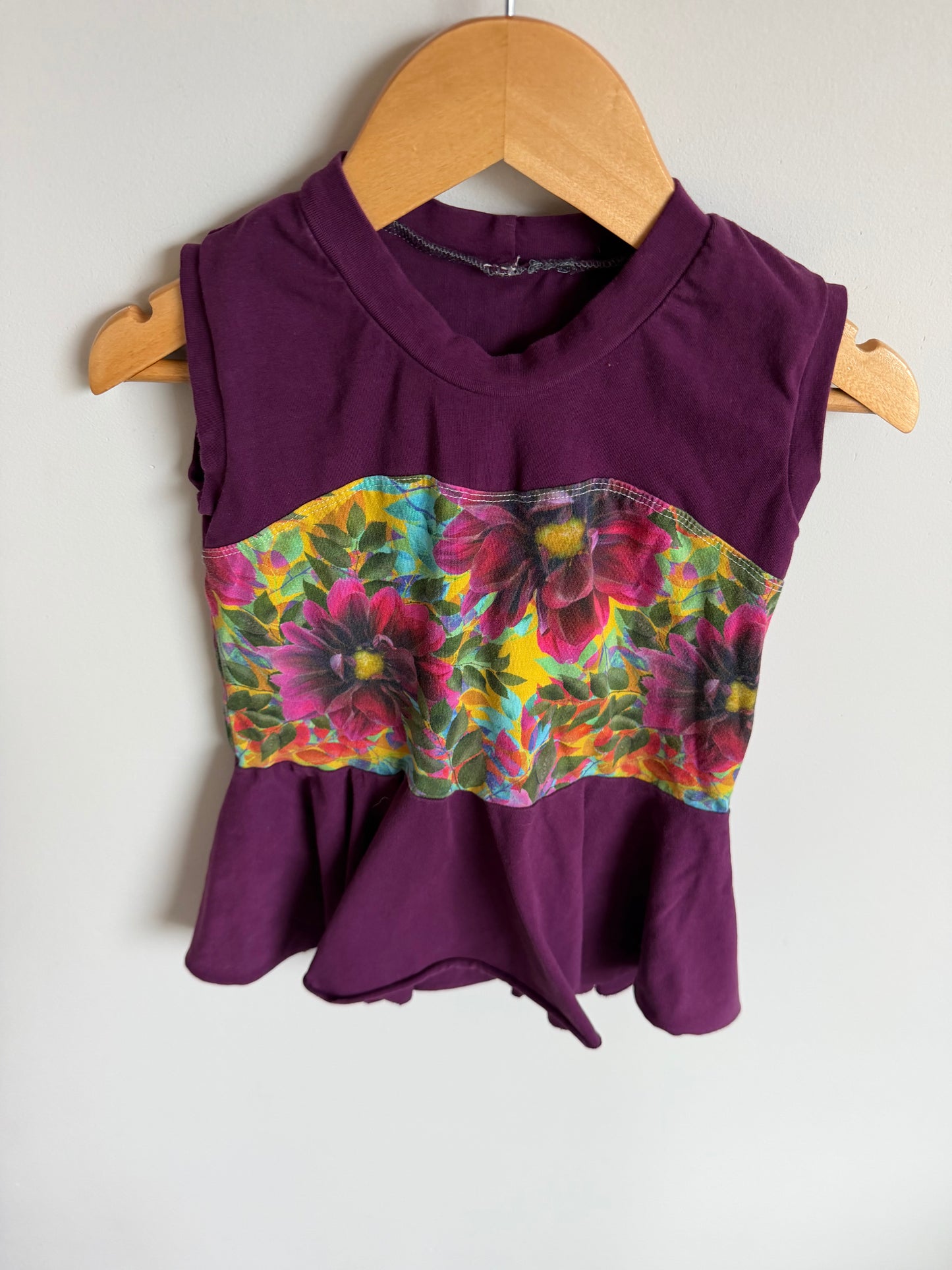 Handmade Flower Tunic Dress / 2-3T?