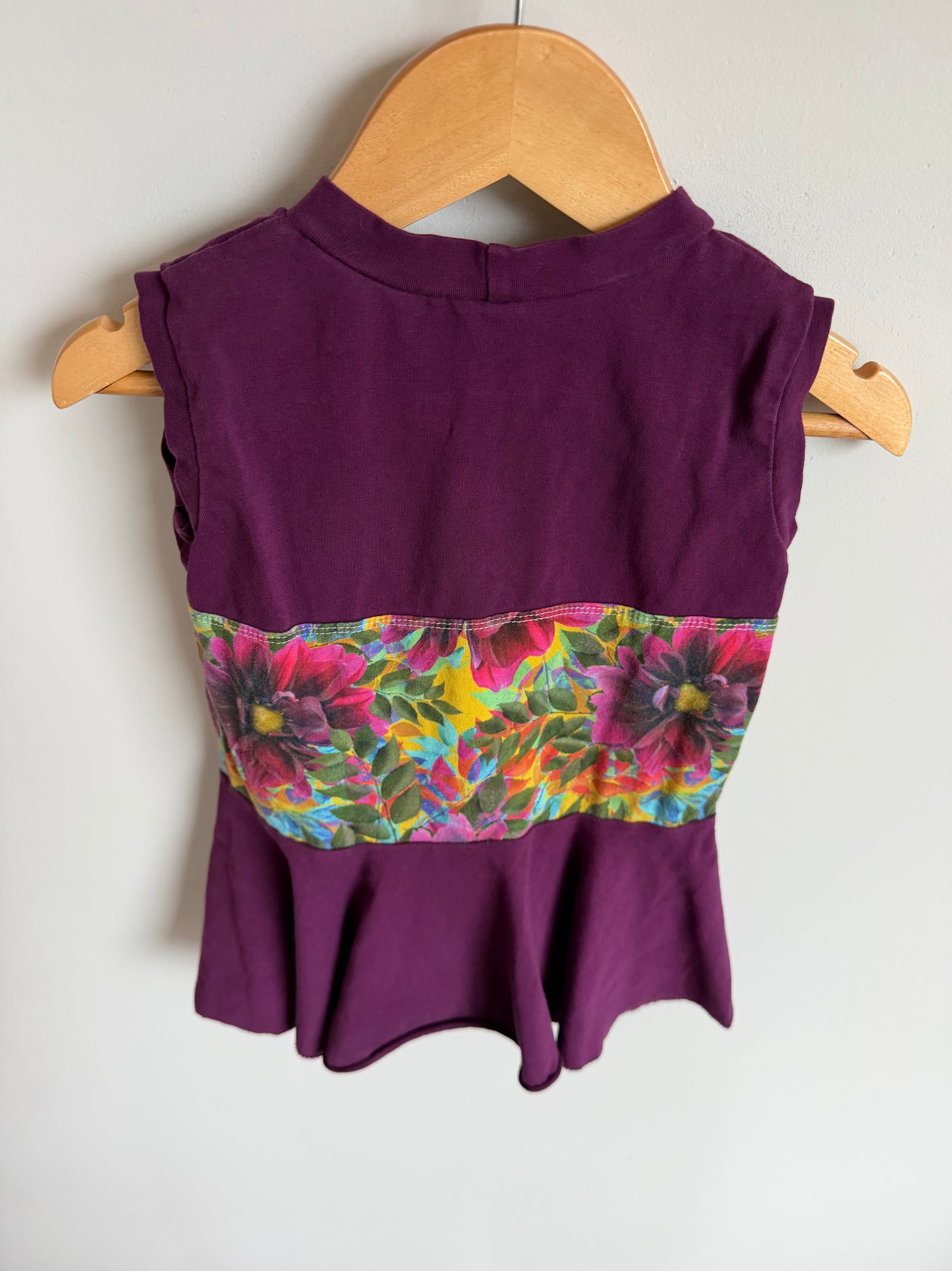 Handmade Flower Tunic Dress / 2-3T?