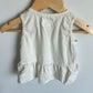 Cream Peplum Button Tank / 9m
