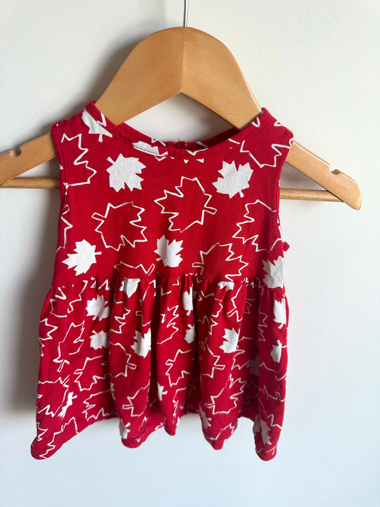 Maple Leaf Tunic Top / 12-18m