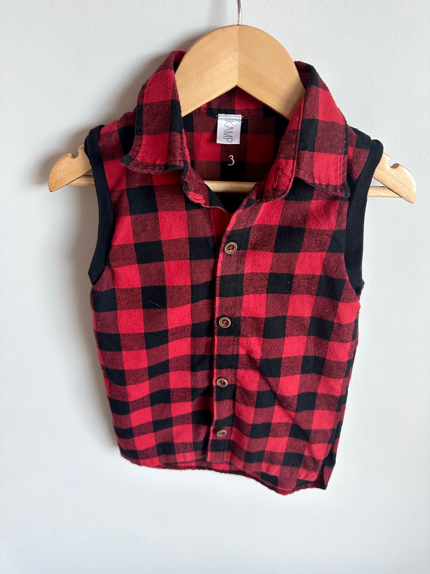 Checkered Sleeveless Top / 3T