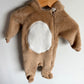 Bear Footed Bunting Suit / 3-6m