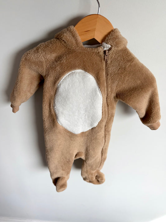 Bear Footed Bunting Suit / 3-6m