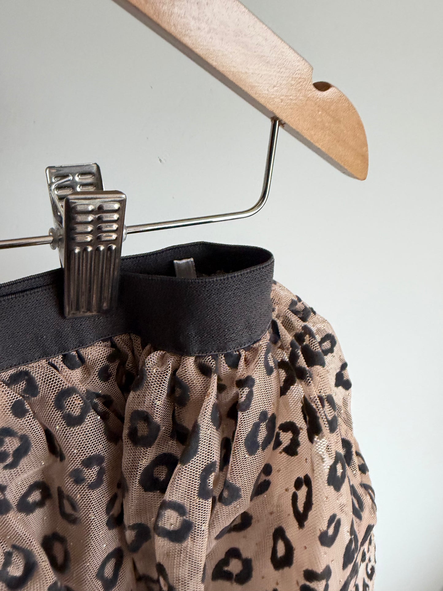 Animal Print Tulle Skirt / 3T