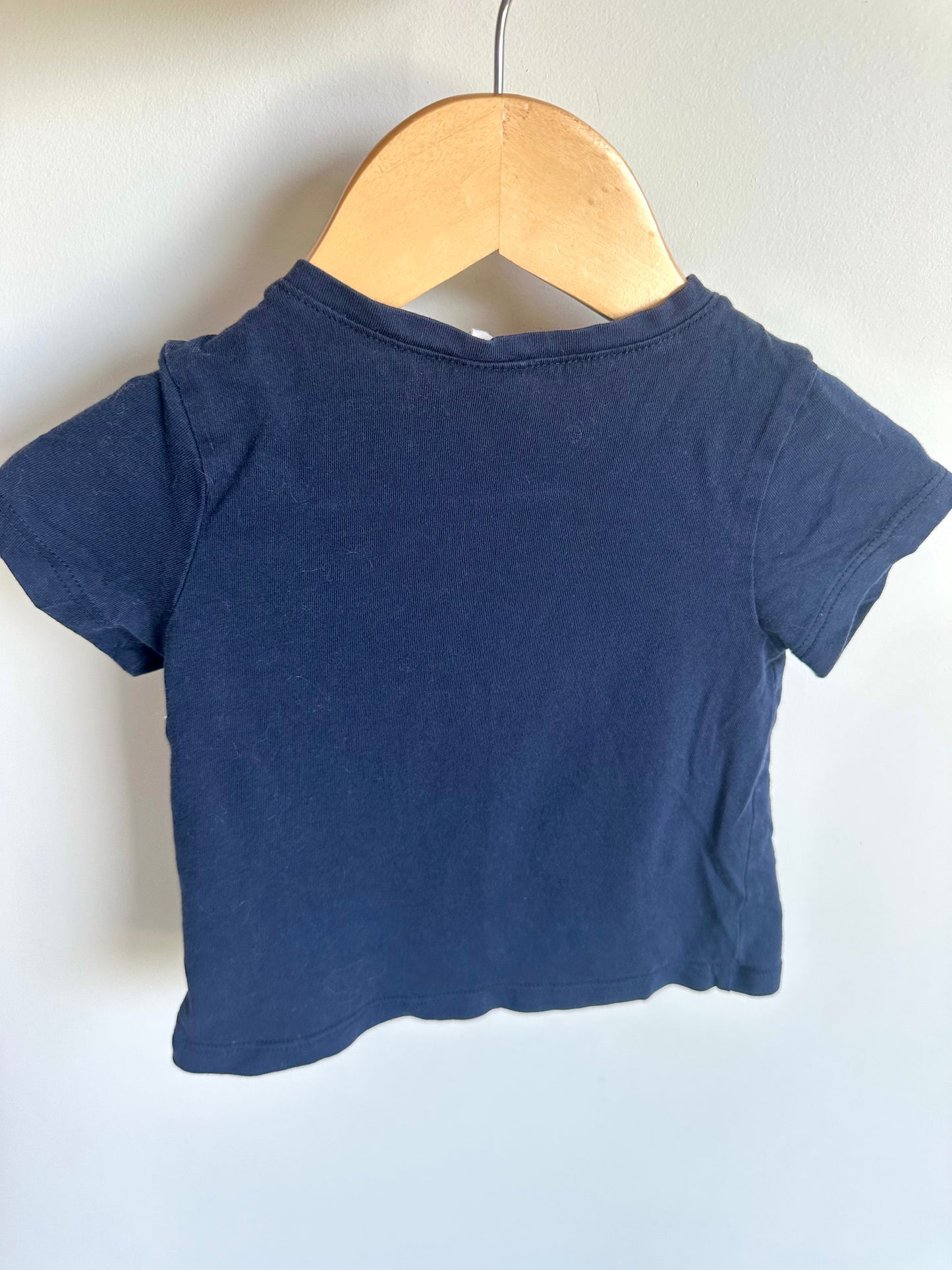 Love Flower Navy Top / 6-9m