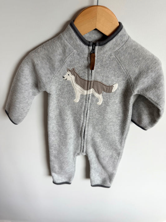 Dog Grey Jumpsuit / 9m