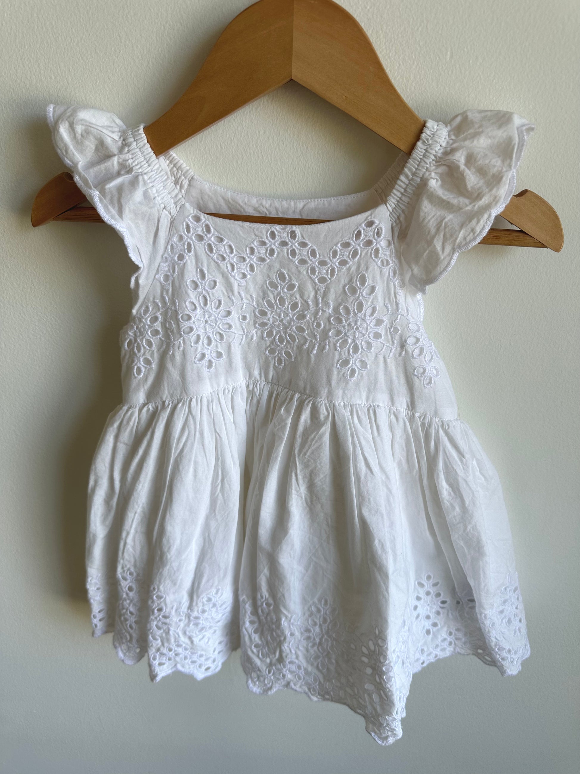 Gap White Eyelet Dress 12 18m Little Bloom