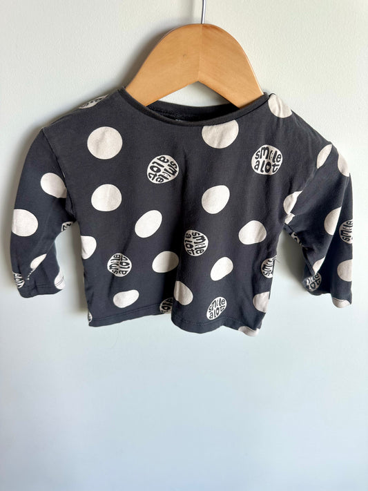 Smile A Lot Circle Top / 6-9m