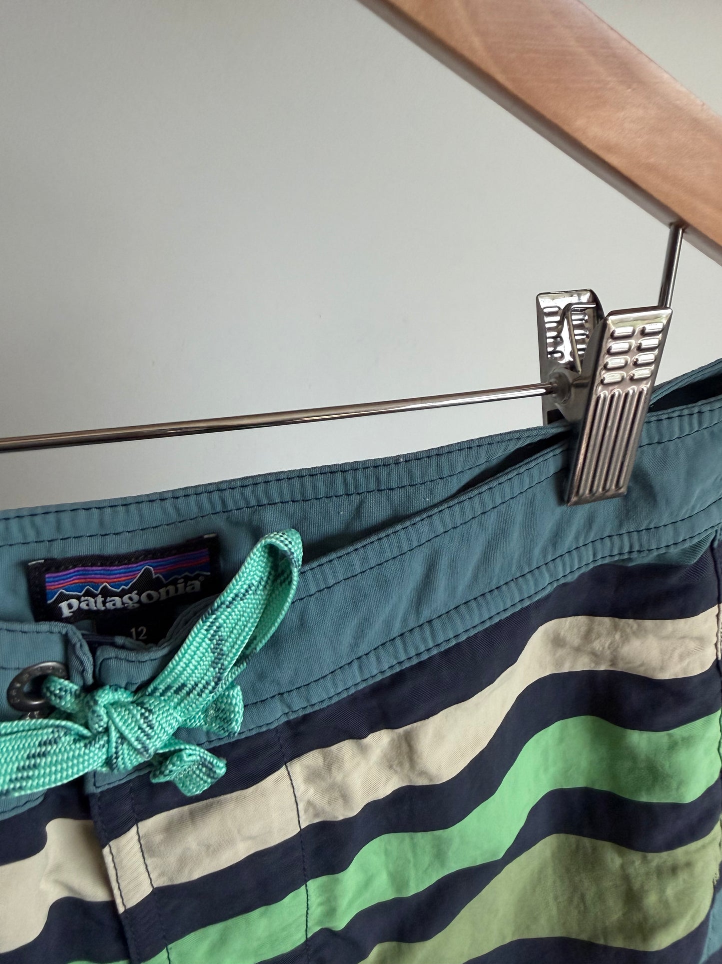 Patagonia Blue Green Swim Shorts / 12 years