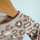 Animal Print Tan Long Sleeve Top / 6-12m