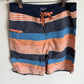 Patagonia Swim Orange Striped Shorts / 12 years