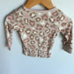 Animal Print Tan Long Sleeve Top / 6-12m
