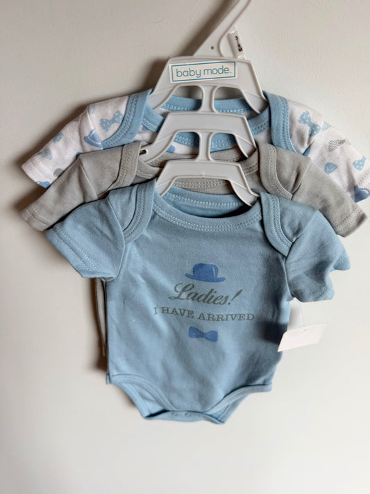 Ladies I Have Arrived Bodysuits (With tags) / 3-6m