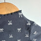 Mock Neck Bow Top / 6-12m
