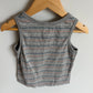 Grey Striped Tank Top / 3-4T