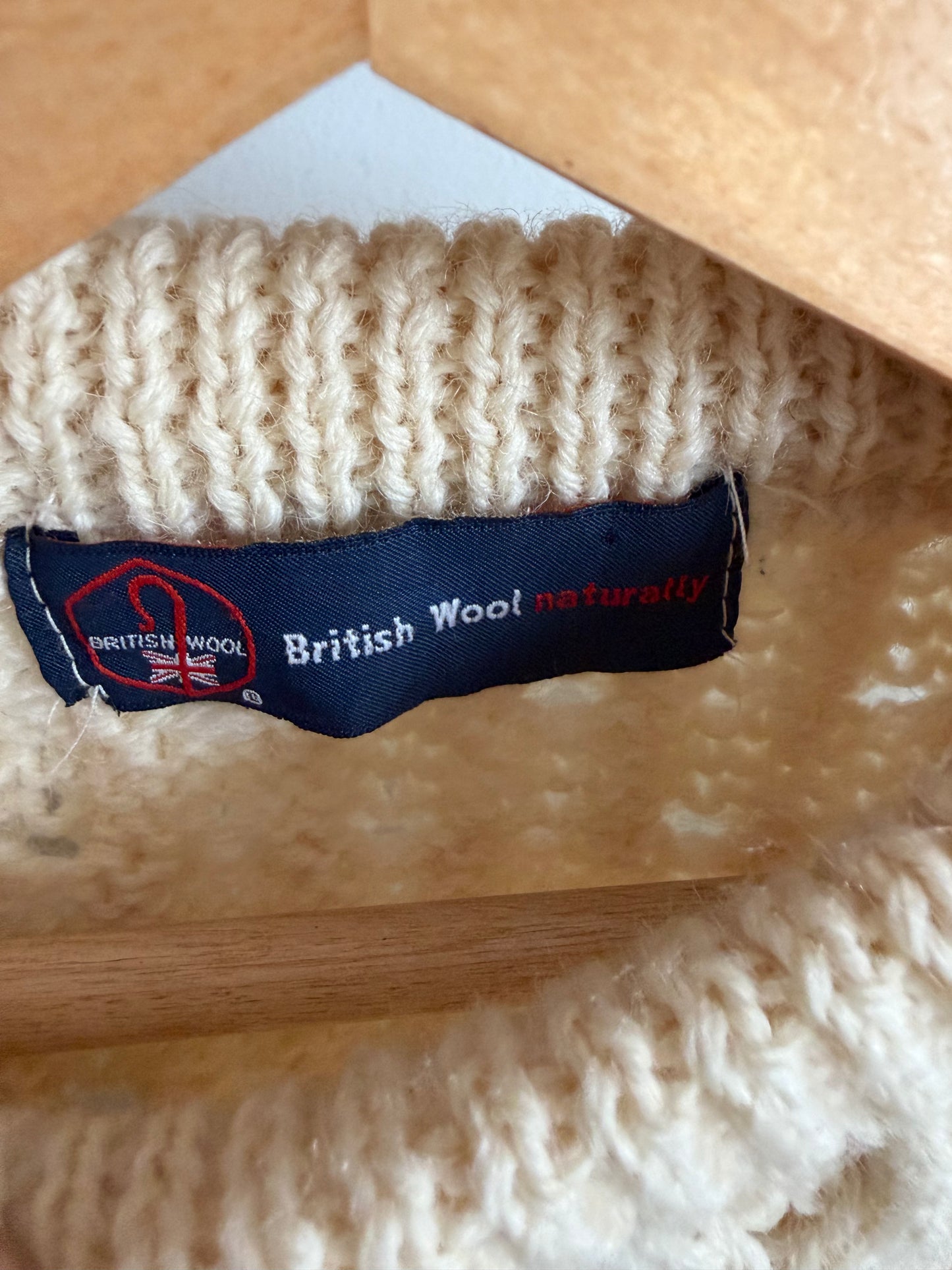 Wool Cable Knit Sweater / 3T?