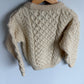 Wool Cable Knit Sweater / 3T?