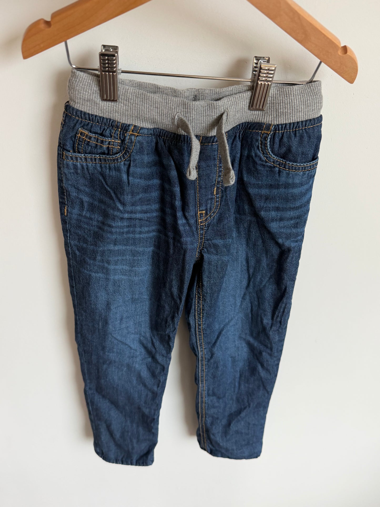 Fleece Lined Jean Like Pants / 5 years