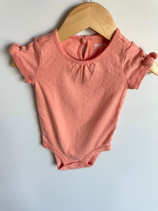 Coral Eyelet Bodysuit / 9m