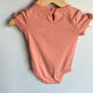 Coral Eyelet Bodysuit / 9m