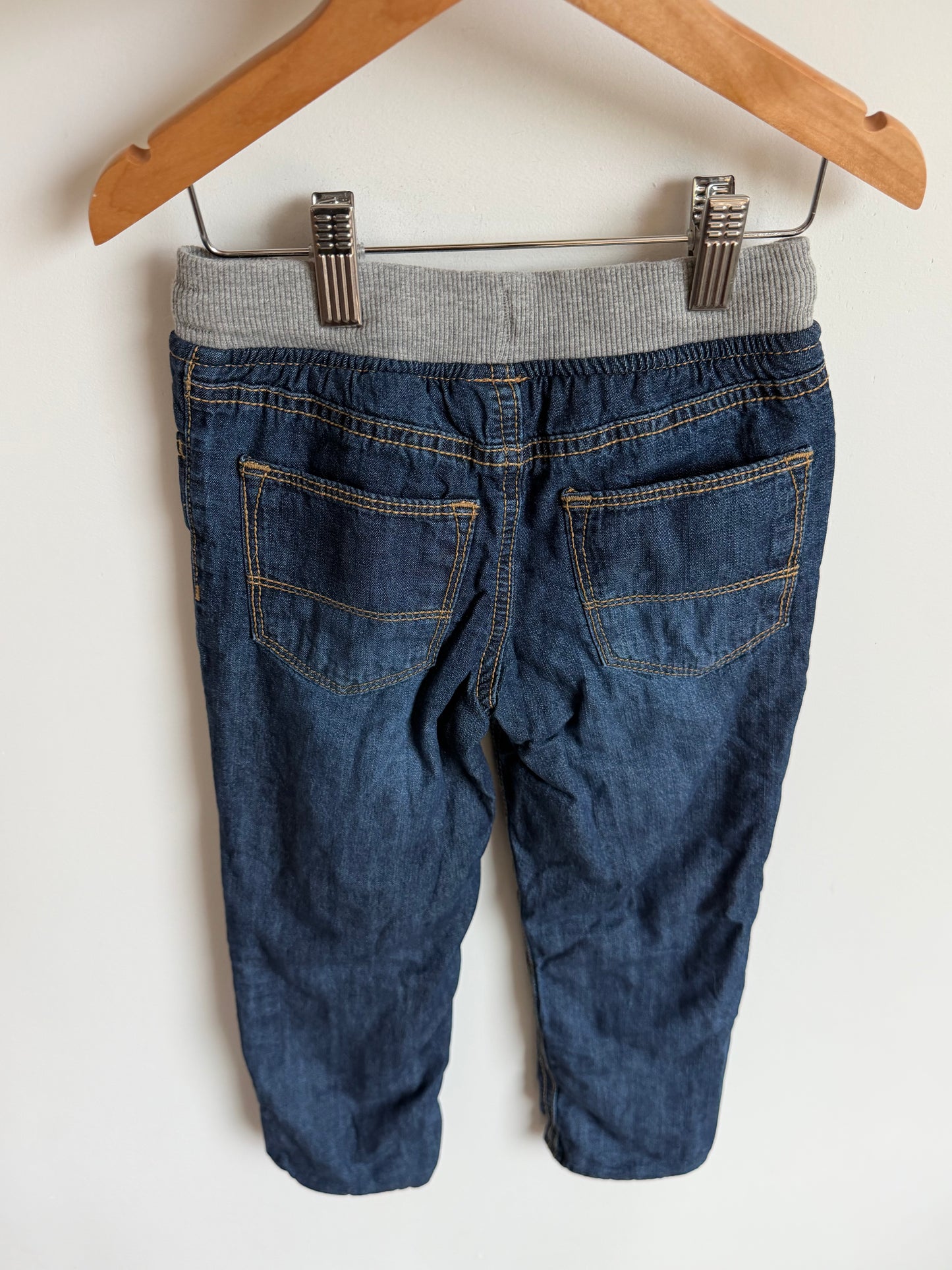 Fleece Lined Jean Like Pants / 5 years
