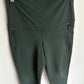 Olive Tapered Maternity Joggers / Small
