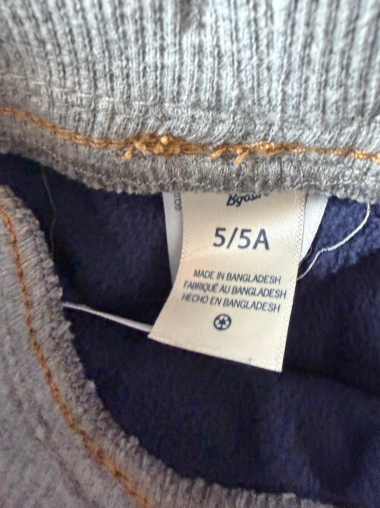 Fleece Lined Jean Like Pants / 5 years